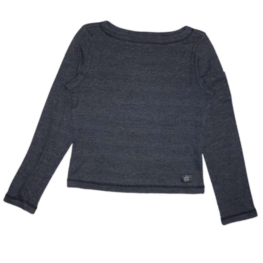 Calvin Klein top long sleeve boat neck Y2K